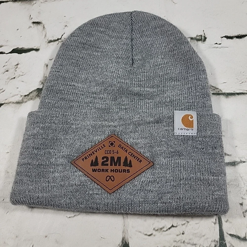 Carhartt Prineville Data Center‎ Gray Beanie Hat